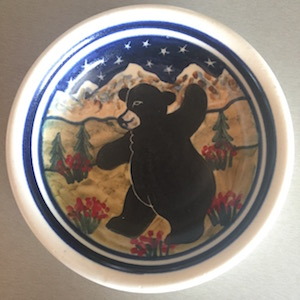 dancing bear plate