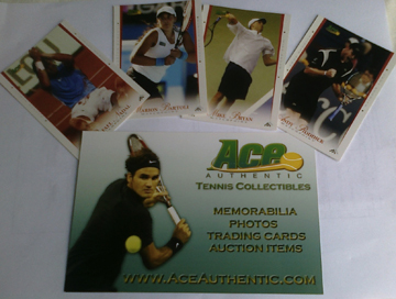 tennis trading cards